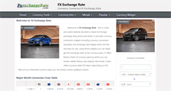 Desktop Screenshot of fxexchangerate.com