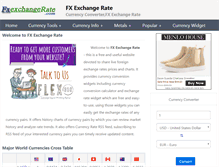 Tablet Screenshot of fxexchangerate.com